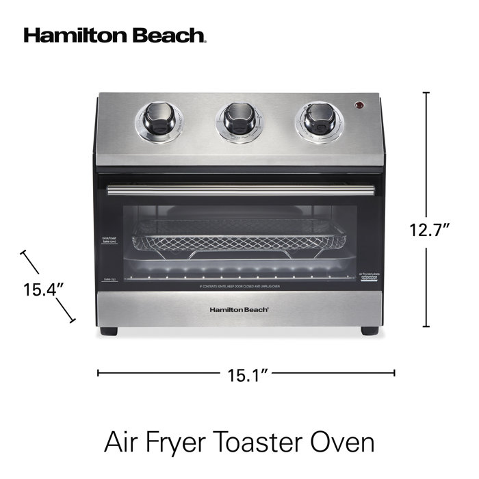 Hamilton Beach® Air Fryer Toaster Oven 6 Slice Capacity Black